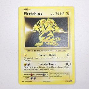 Electrabuzz Pokémon Card 41/108 2016 Ungraded